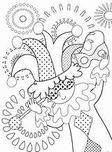 Carnival Kids Coloring Pages Fun Carnaval sketch template