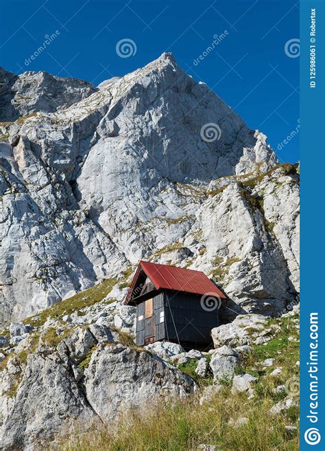 bivouac shelter  mountain peak  julian alps stock image image  magnificent building