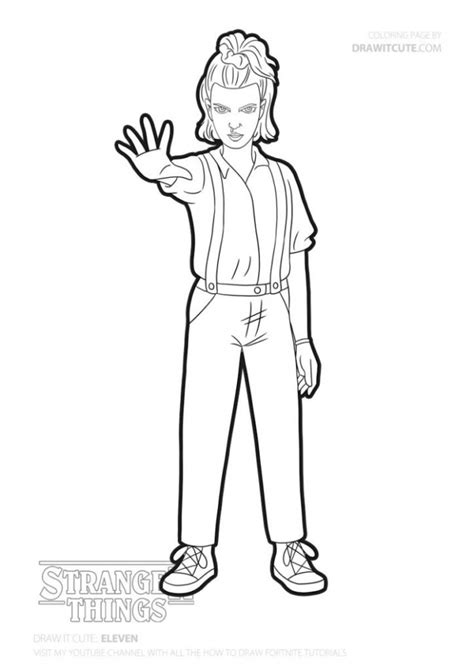 Printable 21 Stranger Things Coloring Pages Sheets