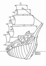 Drawing Caravel Portuguese Ship Galleon Easy Ships Drawings Simple Poster Sketch Deviantart Inspiration Scad Coloring Designs Pirate Sailing Getdrawings Choose sketch template