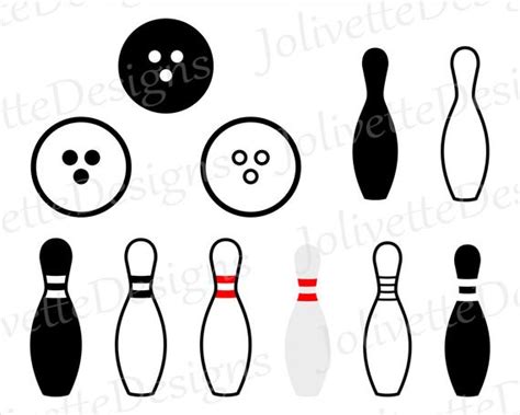 Bowling Bowling Ball Bowling Pin Sport Clip Art Clipart Etsy