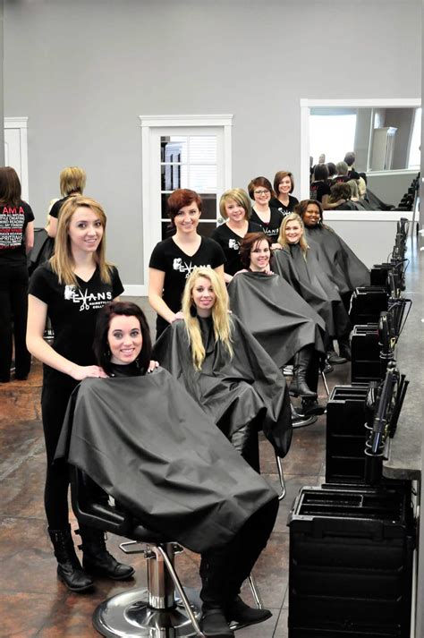 students evans hairstyling college