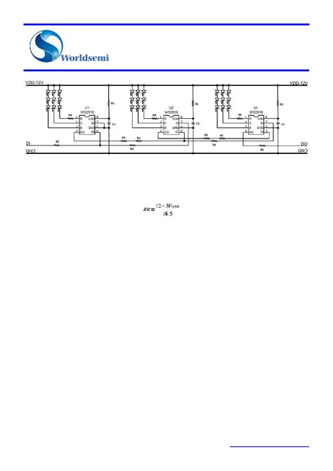 wsb datasheet pages worldsemi single   gray level  channel constant current