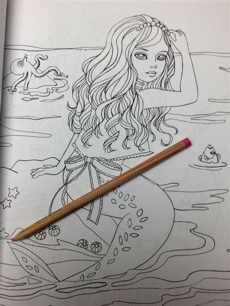 mermaid  dress coloring book review coloring queen