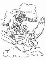 Coloring Pages Disney Rescuers Colouring Bianca Movie Bernard Under Down Printable Kids Covers Cartoon Colors Und Book Walt Princess Sheets sketch template