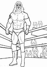 Wwe Coloring Print Pages Wrestling Shee Collection Entertainment sketch template