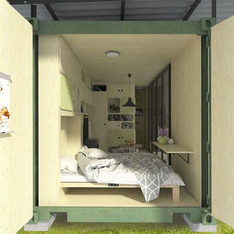 shipping container cabin plans