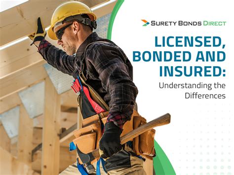 licensed bonded  insured understanding  differences