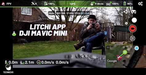 kann die litchi app mit der mavic mini