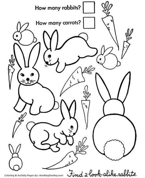 easter bunny coloring pages count  easter bunnies honkingdonkey