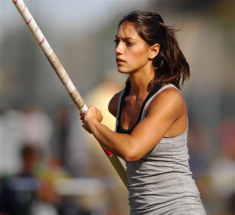see the incredible video of pole vaulter allison stokke flying over the