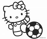 Soccer Kitty sketch template