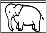 A4 Size Elephant Coloring Printable Pages Kids Big Elephants Print Clipartmag sketch template