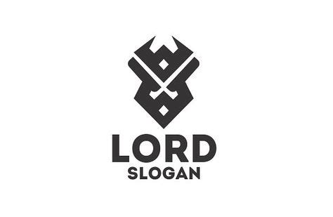 lord logo graphic business card logo pencil illustration