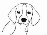 Beagle Drawing Line Getdrawings sketch template
