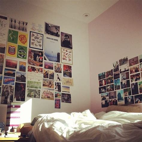 photo wall collage college dorm picture idea friends bedroom college pinterest picture