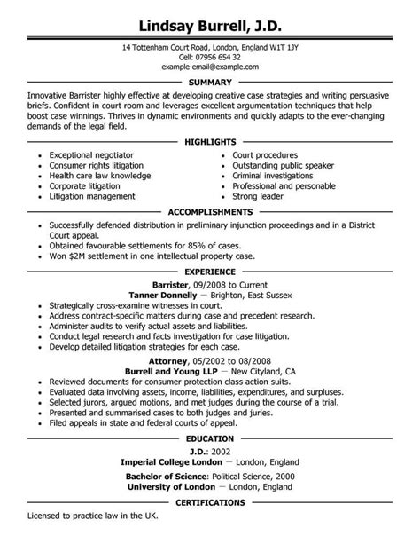 attorney resume   professional resume writing service