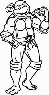 Coloring Pages Donatello Ninja Turtles Comments Raphael sketch template