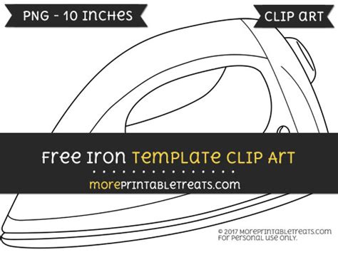 iron template clipart