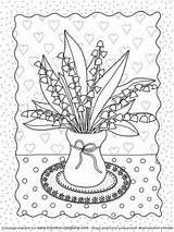 Muguet Coloriages Pergamano Cocolico Perga Verob Adulte Fleur Visiter sketch template