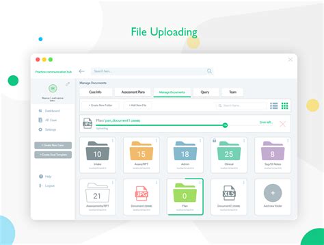 file management ui behance