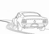 Mustang Fastback Shelby Mustangs Mewarnai Besök Sketchite sketch template