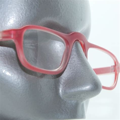 Half Eye Reading Glasses Frosted Matte Pink Frame 2 00 Low Rise
