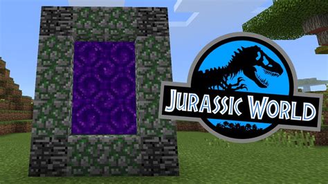 Mcpe How To Make A Portal To The Jurassic World Dimension