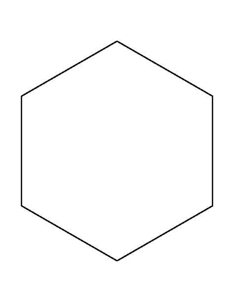 printable   hexagon template hexagon quilt pattern hexagon