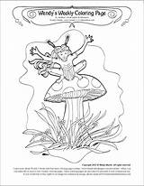 Coloring Pages Archive Toadstool Brownie sketch template