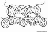 Merry Coloring Ornament Stencil Coloring4free Kolorowanki Dad Bestcoloringpagesforkids Dzieci Clipground Webstockreview Getdrawings sketch template