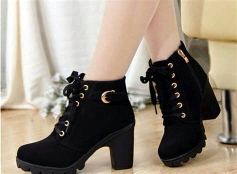 latest designs of winter shoes for western girls 2015