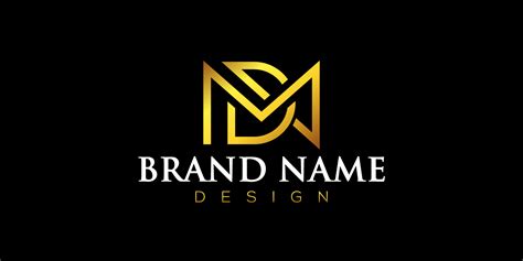 creative letter md logo design  logox codester