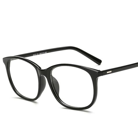 korean round oversized eyeglasses frames clear lens fake optical