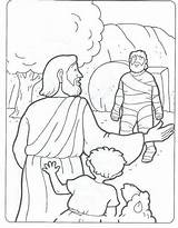 Lazarus Biblekids Raises Activities sketch template