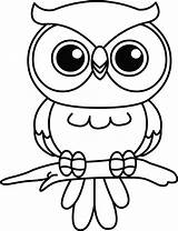 Owl Drawing Cartoon Outline Kids Easy Coloring Pages Drawings Patterns Clip Malen Eule Und Zeichnen Simple Tu Vögel Malvorlagen Basteln sketch template