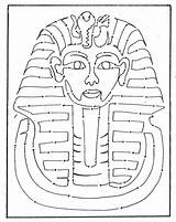 King Tut Coloring Tutankhamun Pages Egyptian Mask Drawing Tattoo Printable Egypt Print Getdrawings Worksheets Template Getcolorings Color Ancient Unbelievable sketch template