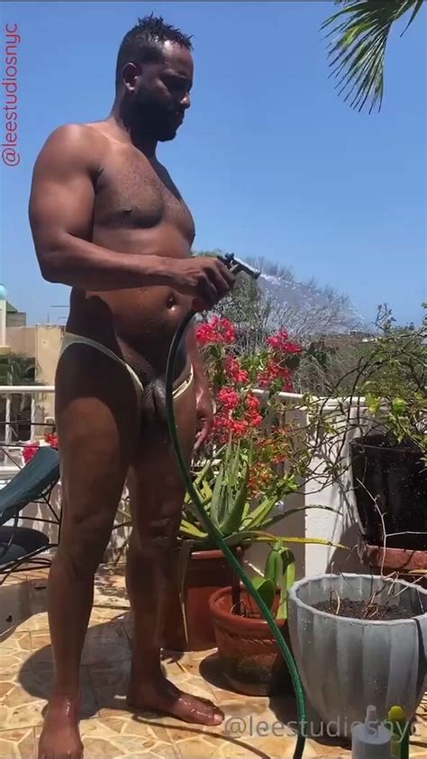 Naked Dominican Big Black Cock Shower