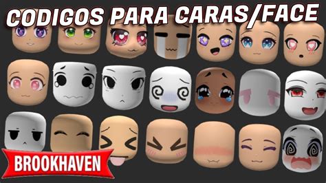 Códigos Para Caras Face Gratis En Brookhaven 🏡 Rp Roblox Roblox