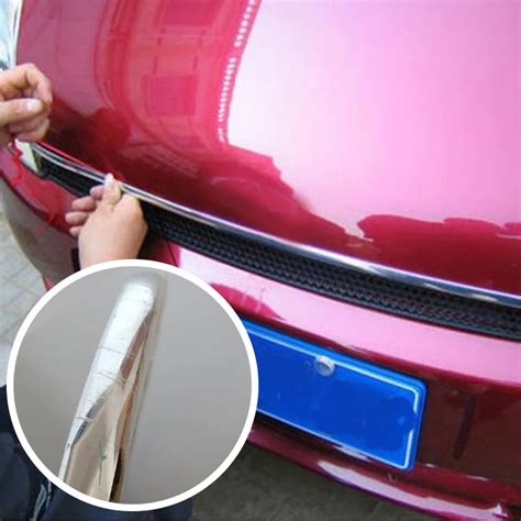 mmxmm car chrome adhesive sticky detail edging styling moulding strip diy  styling