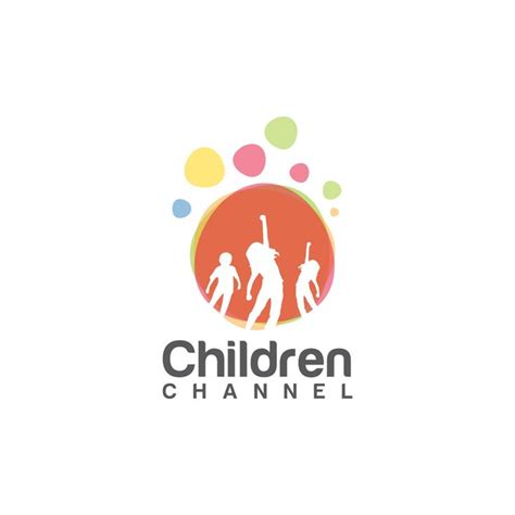 kids channel  children channel photo logo minimalist logo children