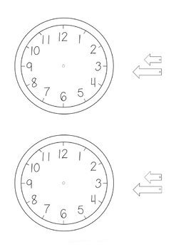 printable clocks   sweet petite teacher tpt