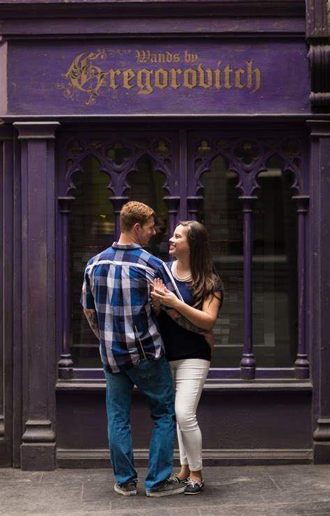 engagement photos at the wizarding world of harry potter popsugar love and sex photo 18