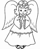 Coloring Angel Pages sketch template