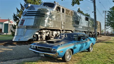 vintage train museum hosts vintage car show