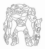 Omniverse Ben Coloring Pages sketch template