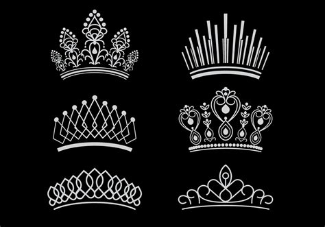 pageant crown vectors  vector art  vecteezy