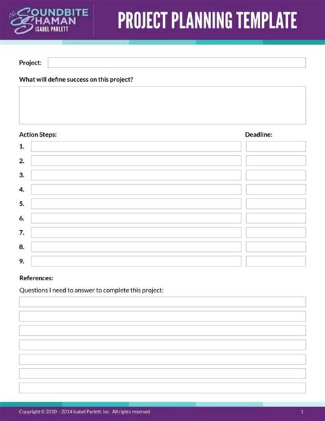 plantillas de plan de proyecto profesional excel word