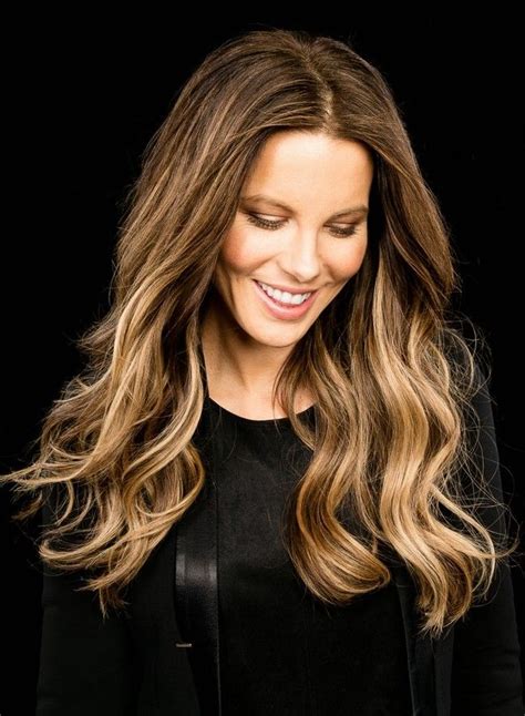 ️ Pinterest Deborahpraha ️ Kate Beckinsale Beautiful Hair Color Ombré