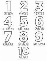Spanish Coloring Pages Numbers Printable Number Worksheets Color Teacherspayteachers Kids Counting Ecdn Playtime Templates Dot Template sketch template